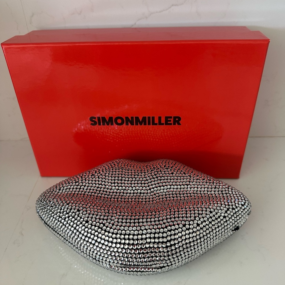 Simon Miller Silver Beaded Clutch